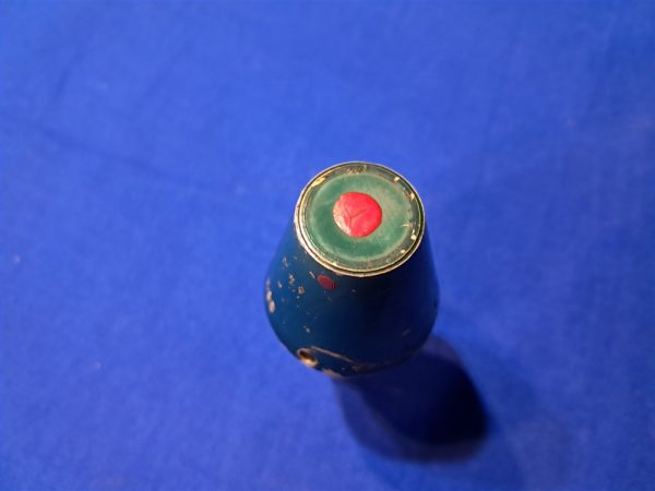 british-world-war-two-fuse-fuze-for-2-pound-pom-pom-gun-amunition-inert-1941-dated-aluminum-complete