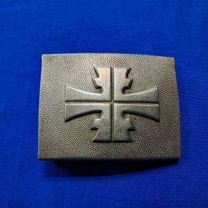 world-war-two-german-athletic-association-belt-buckle-aluminum-pebbled-maker-marked