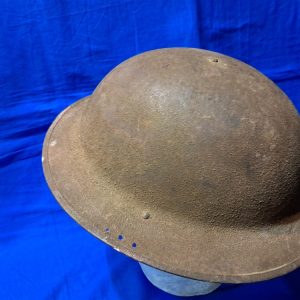 world-war-one-wilmor-helmet-with-holes-for-the0-face-shield-experimental-for-shrapnel-and-wood-fragments