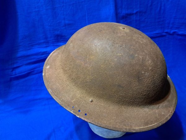 world-war-one-wilmor-helmet-with-holes-for-the0-face-shield-experimental-for-shrapnel-and-wood-fragments