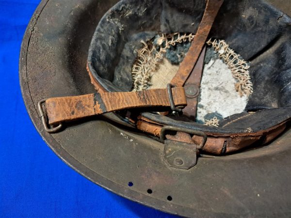 world-war-one-wilmor-helmet-with-holes-for-the0-face-shield-experimental-for-shrapnel-and-wood-fragments
