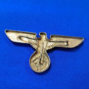 german-world-war-two-political-leader-gold-visor-hat-eagle-with-3-prongs-maker-marked