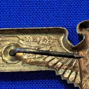 german-world-war-two-political-leader-gold-visor-hat-eagle-with-3-prongs-maker-marked