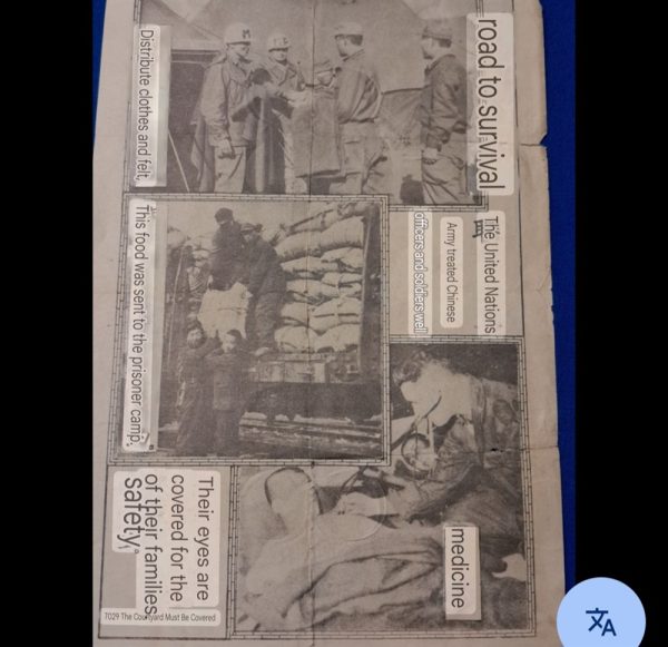 Korean-war-safe-conduct-pass-united-nations-printed-with-blue-ink-medium-size-dropped-to-enemy-troops