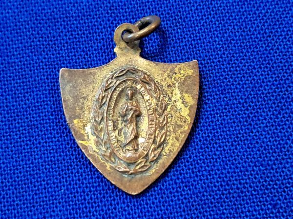 spanish-american-war-era-religious-pendant-for-solider-enamel-shield-with-flag-on-front