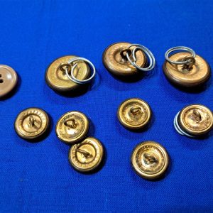 buttons-world-war-two-united-states-marine-officer-chocolate-brown-color-excellent-detail