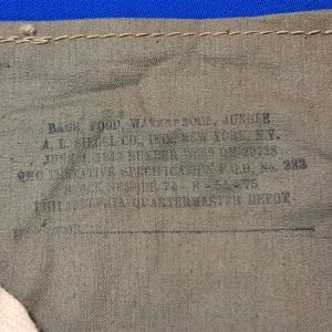 world-war-two-dark-color-jungle-foods-storage-sack-waterproof-dated-1943-pacific-theater-mint-flexible