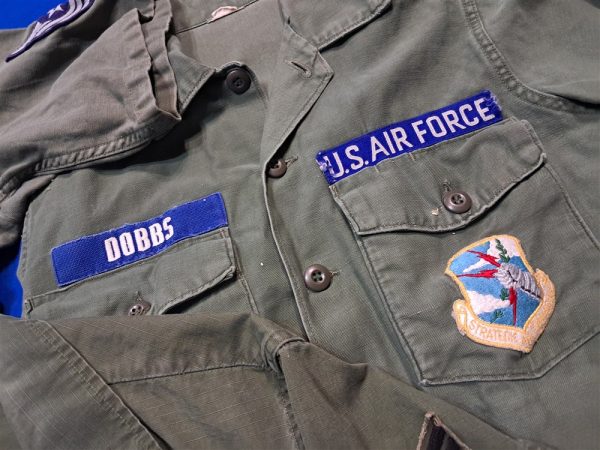 vietnam-war-united-states-air-force-set-of-3-jackets-ground-crew-jungle-type-reflective-tape-two-cotton-type-pocket-patches-theater-made