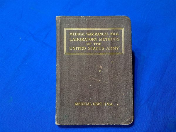 world-war-one-medical-book-orthopedic-1918-1917-dated-semi-hard-cover-laboratory-information-officer
