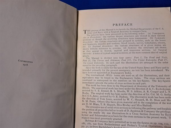 world-war-one-air-service-medical-manual-human-anatomy-dtailed-sketches-doctor-1918-dated-387-pages-scarce