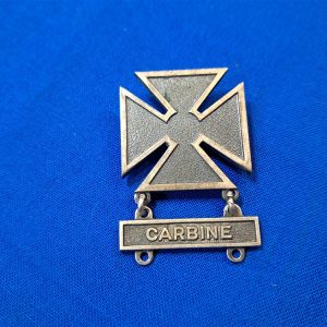 world-war-two-qualification-badge-for-carbine-markman-level-sterling-silver-maker-marked