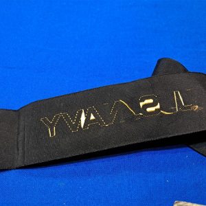 world war two-naval-enlisted-tally-for-blue-cap-late-war-material-woven-type