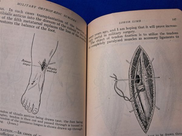 world-war-one-medical-book-orthopedic-1918-1917-dated-semi-hard-cover-information-officer