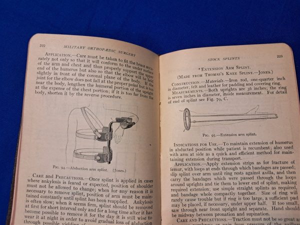 world-war-one-medical-book-orthopedic-1918-1917-dated-semi-hard-cover-information-officer