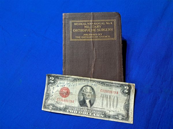 world-war-one-medical-book-orthopedic-1918-1917-dated-semi-hard-cover-information-officer