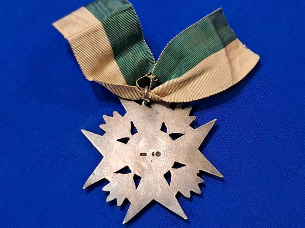 german-saxon-shooting-award-cross-silver-800-marked-maker-stamps-with-original-ribbon