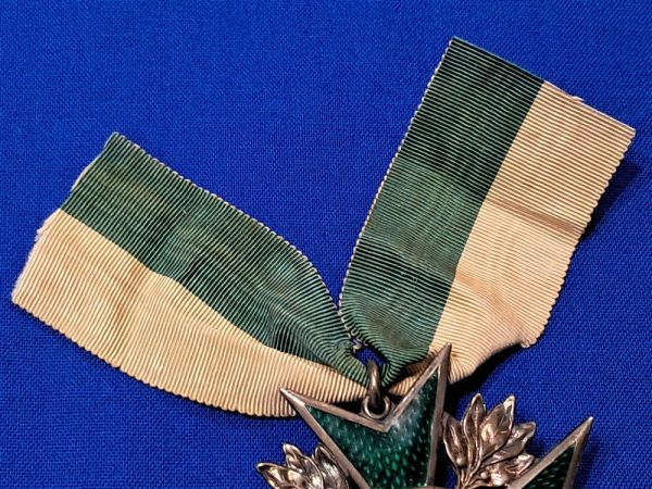 german-saxon-shooting-award-cross-silver-800-marked-maker-stamps-with-original-ribbon