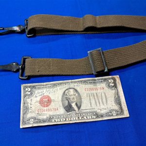 world-war-two-sling-strap-type-size-of-a-garand-sling-anchor-snaps-mint-condition