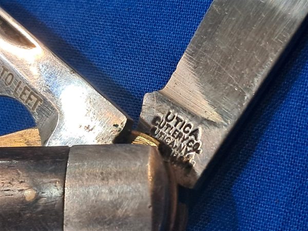 world-war-two-t-l-29-knife-with-black-plastic-handle-both-blades-used-condition-camillus