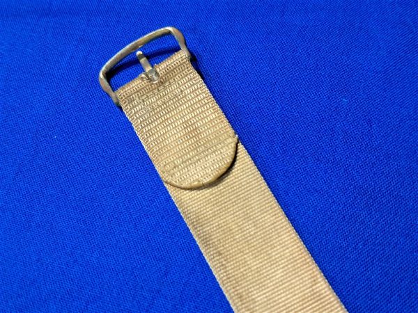 world-war-two-german-wrist-watch-by-optima-luminate-hands-and-numbers-radium-rayon-tan-strap-replacement