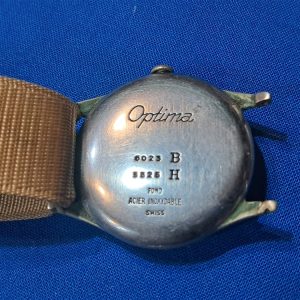 world-war-two-german-wrist-watch-by-optima-luminate-hands-and-numbers-radium-rayon-tan-strap-replacement