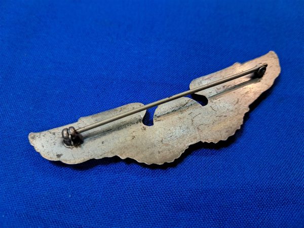 world-war-two-observer-wing-wings-plated-full-size-pin-back-nice detail