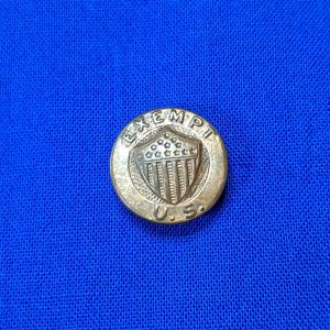 world-war-one-exempt-from-enlistement-lapel-button-brass-whitehead-hoad