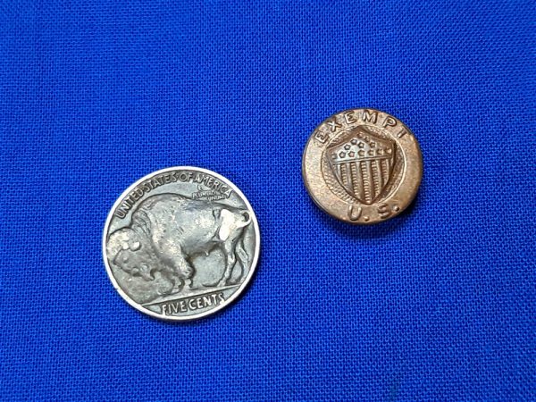 world-war-one-exempt-from-enlistement-lapel-button-brass-whitehead-hoad