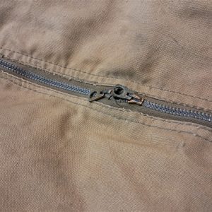 world-war-two-pilots-equipment-bag-for-carrying-into-aircraft-officer-clothing-items-dirty-but-very-solid