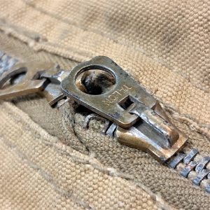 world-war-two-pilots-equipment-bag-for-carrying-into-aircraft-officer-clothing-items-dirty-but-very-solid