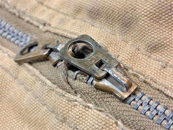 world-war-two-pilots-equipment-bag-for-carrying-into-aircraft-officer-clothing-items-dirty-but-very-solid