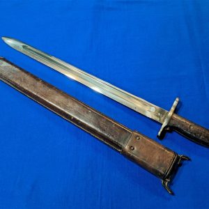 world-war-one-m-1903-parade-bayonet-and-scabbard-leather-dated-1910-and-1907-springfield-arsenal