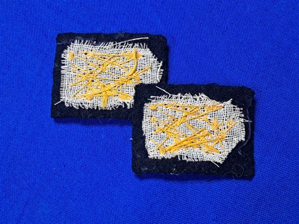 world-war-two-civil-engineer-insignia-bullion-officers-on-black-wool-pair