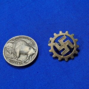 german-world-war-two-labor-front-membership-pin-for-lapel-pin-back-silver