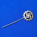 german-world-war-two-labor-front-membership-stickpin-for-lapel-pin-back-silver