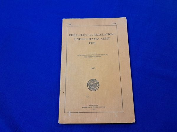 1923-dated-field-service-regulations-united-states-army-195-pages-mint-condition