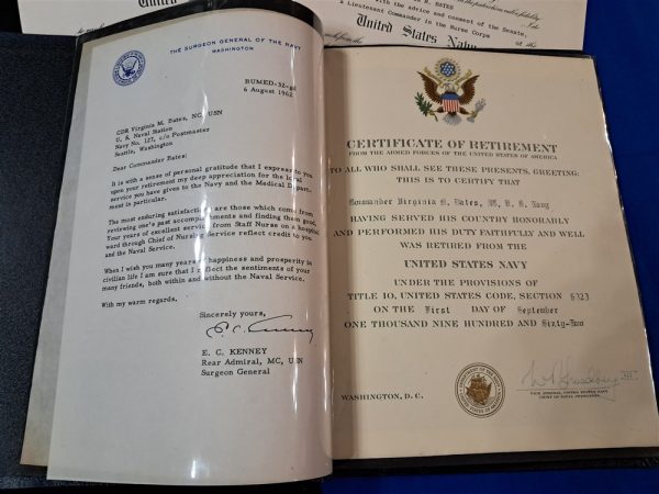 world-war-two-uniform-grouping-to-commander-in-navy-nurses-corps-retirement-grouping-1962-with-paperwork-and-personal-items