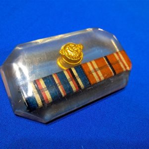 world-war-two-paper-weight-plastic-small-clear-with-awards-inside