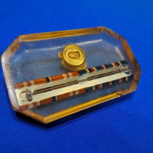 world-war-two-paper-weight-plastic-small-clear-with-awards-inside