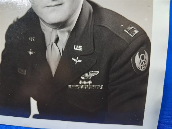 photo-world-war-two-of-navigator-wessler-in-full-uniform-bomb-group