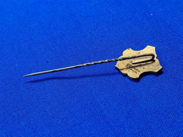 german-world-war-one-bavarian-stick-pin-band-member-blue-and-white-twist-in-pin-maker-marked