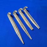 world-war-one-tent-stake set-of-4-aluminum-2nd-pattern-cast-aluminum