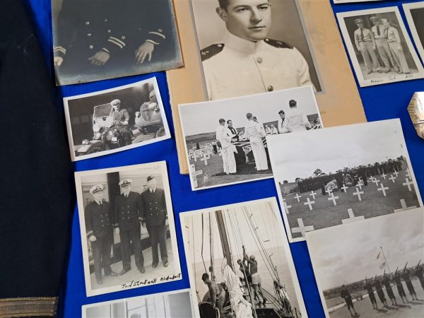 world-war-two-naval-lieutenant-uniform-grouping-named-robinson-with-photos-and-light-history-ribbons
