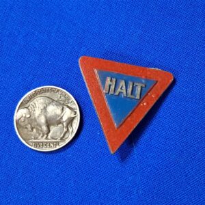 world-war-two-german-winter-help-donation-pin-stop-halt-sign-with-original-paint