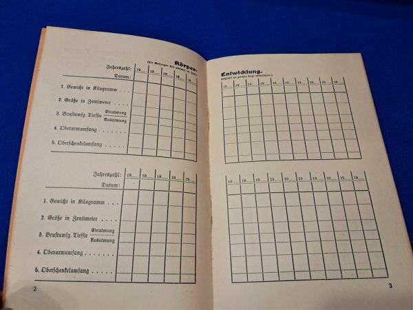 world-war-two-german-youths-sports-badge-stick-pin-in-silver-for-wear-book-contains-document