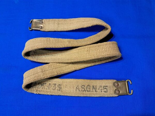 enfield-sling-india world-war-two-british-dated-unit-marked-unissued-india-enfield-rifle-sling-web