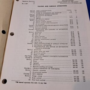technical-manual-vietnam-1966-dated-great-condition-266-pages-resurfacing-and-paving-of-air-strips