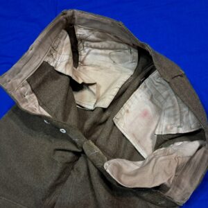 world-war-one-trousers-wool-olive-drab-field-with-manufacture-tag-dated-july-18-with-strings-leg