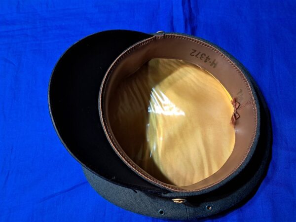 army-enlisted-visor-hat-57-dated-size-seven-and-one-eighth-minty-condition-green-dress