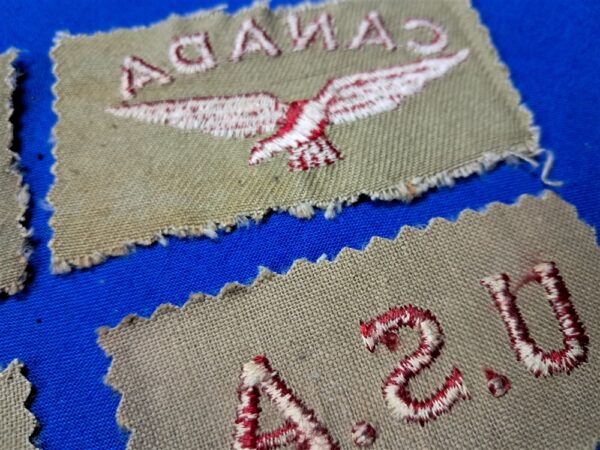 world-war-two-canadian-royal-air-force-volunteers-from-united-states-1940-shoulder-patch-title-set-canvas-summer-wear